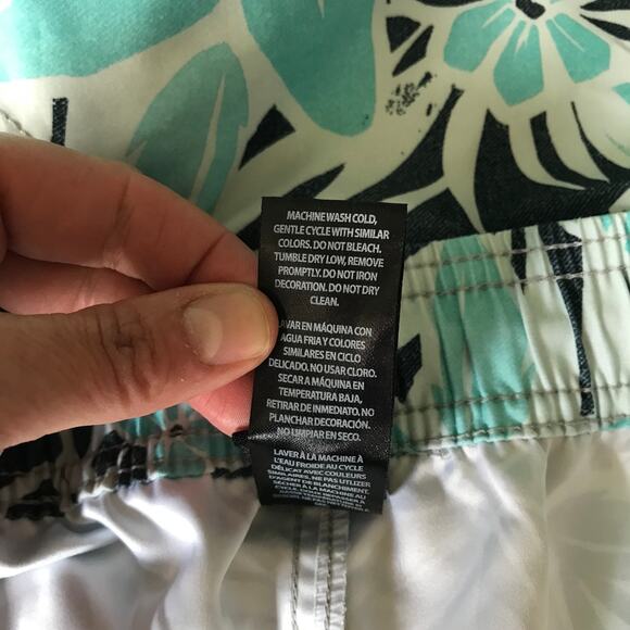 Maui Sons Swim Trunks Shorts Small Hawaiian Pockets Board Volley Walk Beach Bum - Picture 13 of 13